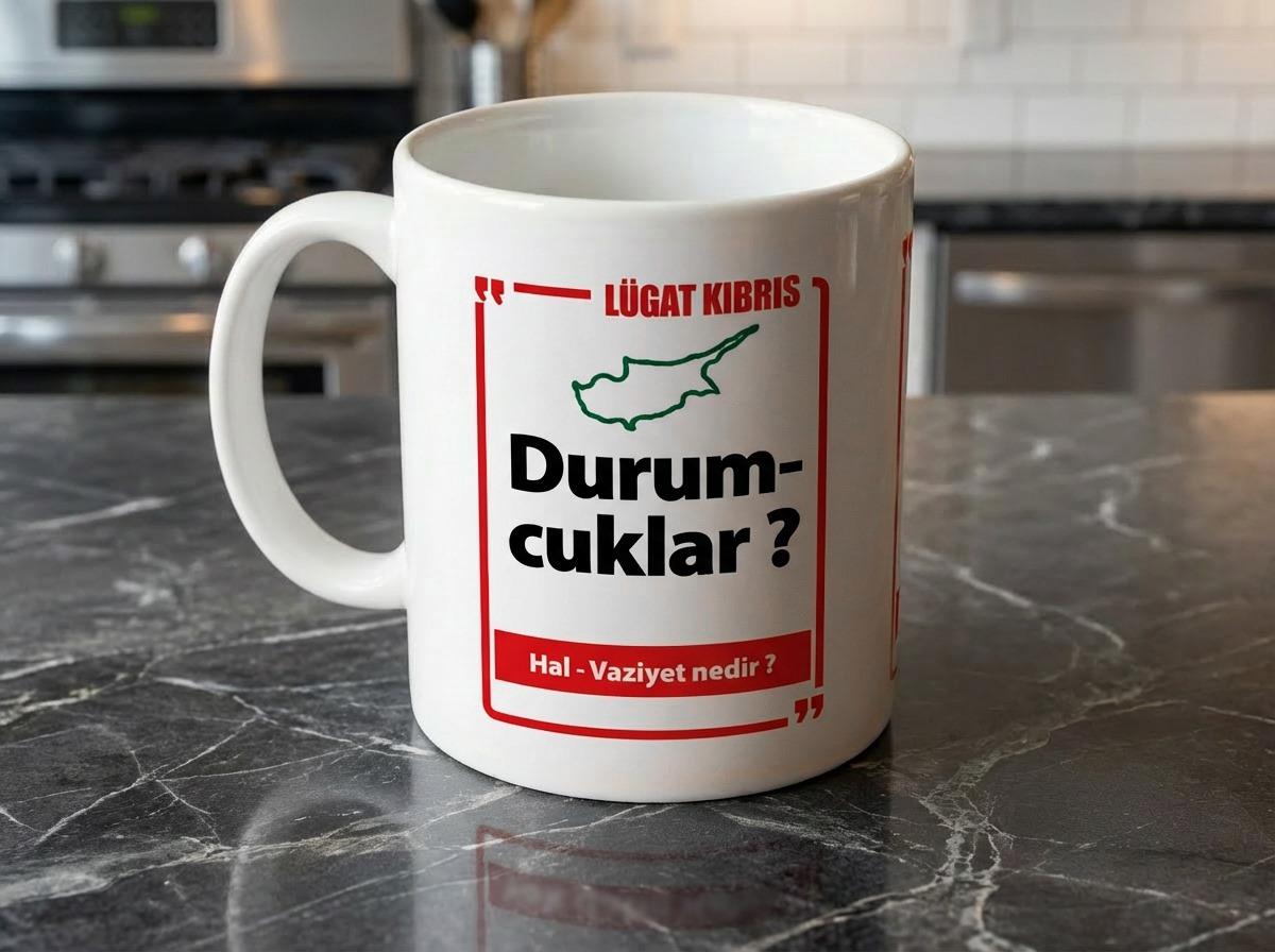 LÜGAT KIBRIS TEMALI SALAMİS KUPA BARDAK LARGE