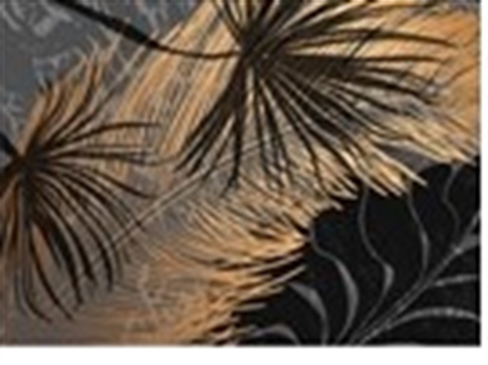 AHŞAP KENARLI BASKILI TEPSİ DESENLİ