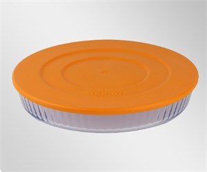 BR FIRIN TEPSİ YUVARLAK 32CM OPTİKLİ PLASTİK KAPAK