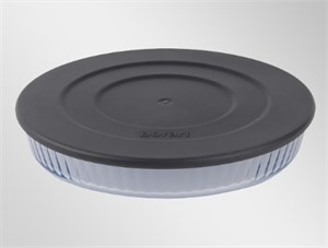 BR FIRIN TEPSİ YUVARLAK 32CM OPTİKLİ PLASTİK KAPAK