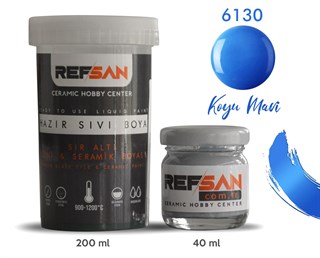 RF HAZIR SERAMİK BOYASI KOYU MAVİ 40CC
