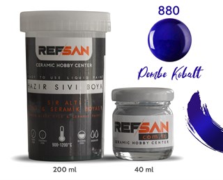 RF HAZIR SERAMİK BOYASI PEMBE KOBALT 40CC