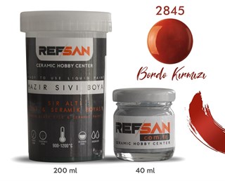 RF HAZIR SERAMİK BOYASI BORDO KIRMIZI 40CC