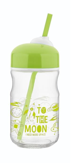RENGA BUBBLE PİPETLİ CAM SULUK 370CC