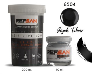 RF HAZIR SERAMİK BOYASI TAHRİR SİYAH 200CC