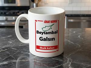 LÜGAT KIBRIS TEMALI SALAMİS KUPA BARDAK LARGE
