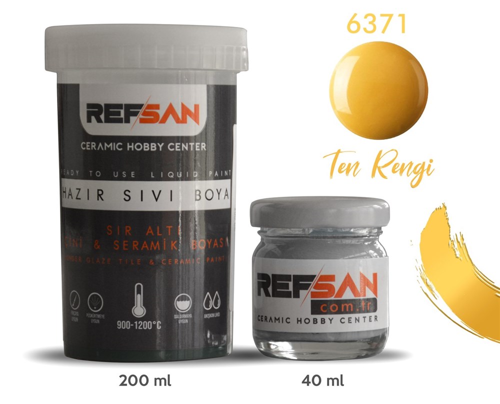 HAZIR ÇİNİ VE SERAMİK BOYASI TEN RENGİ (6371) 40CC