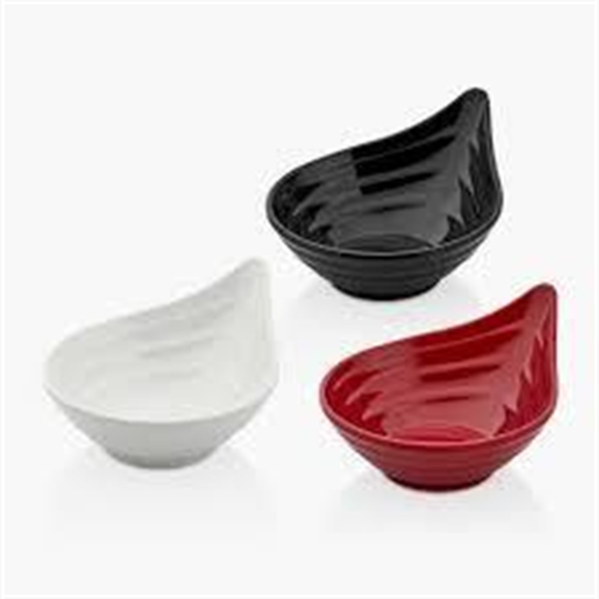KLS RAMEKINS DAMLA KASE ÇİZGİLİ 9,5CM SİYAH