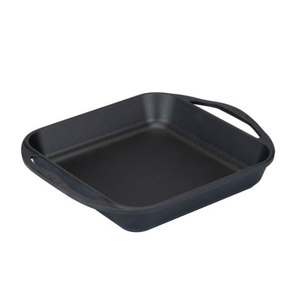 LAVA KARE KIZARTMA TAVA METAL KULPLU 26X26CM
