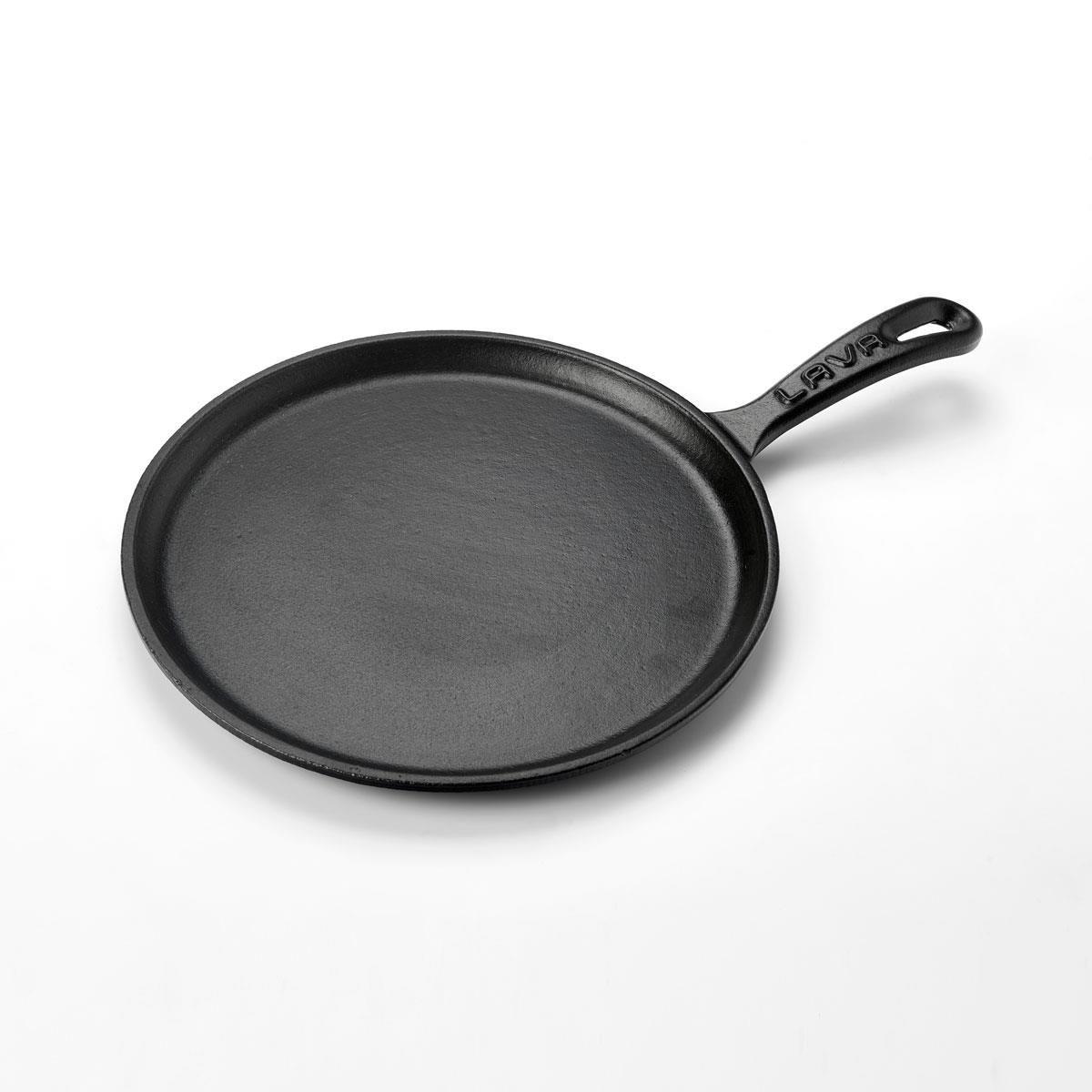LAVA YUVARLAK KREP TAVASI 20CM METAL SAPLI