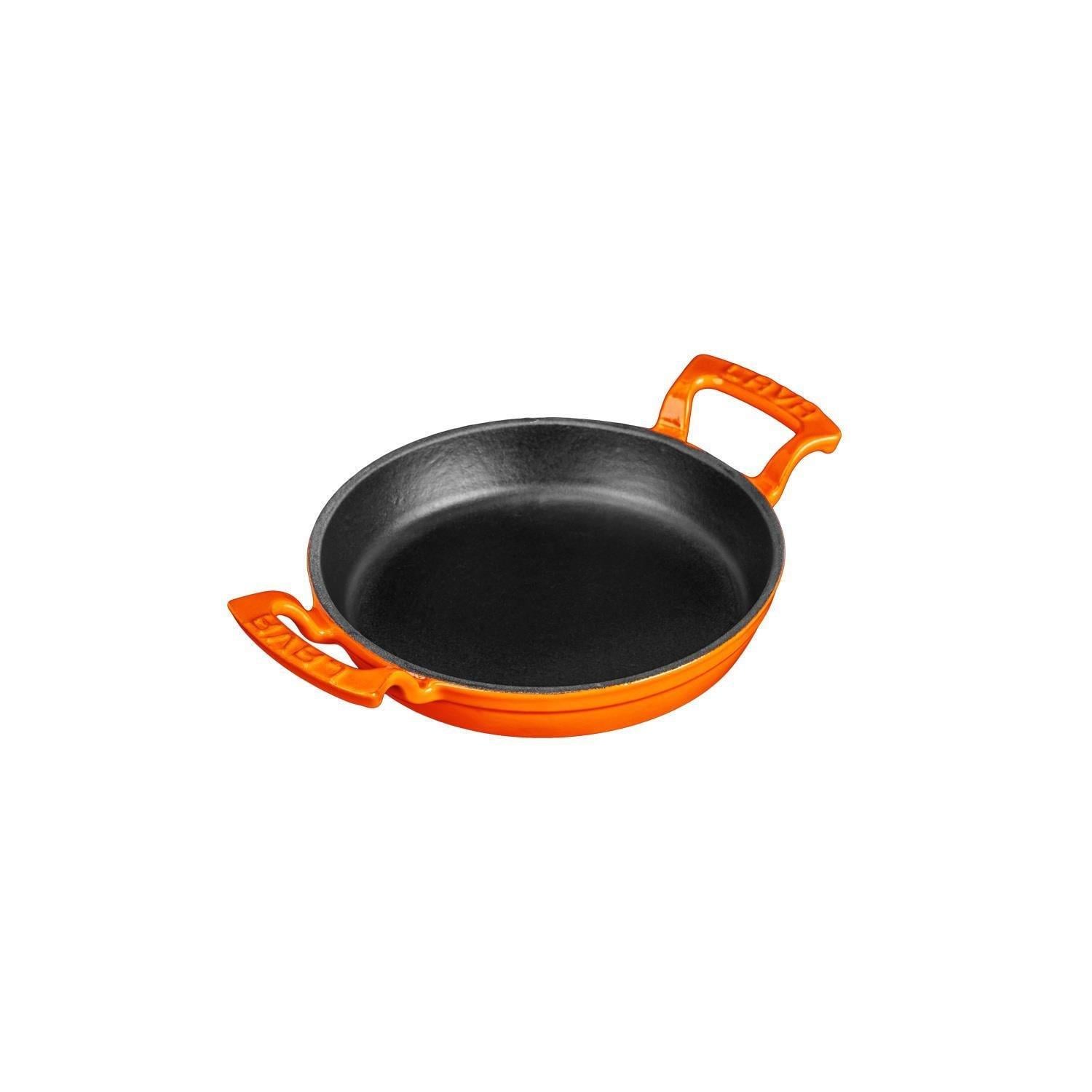 LAVA YUVARLAK SAHAN TAVA TURUNCU 20CM KULPLU