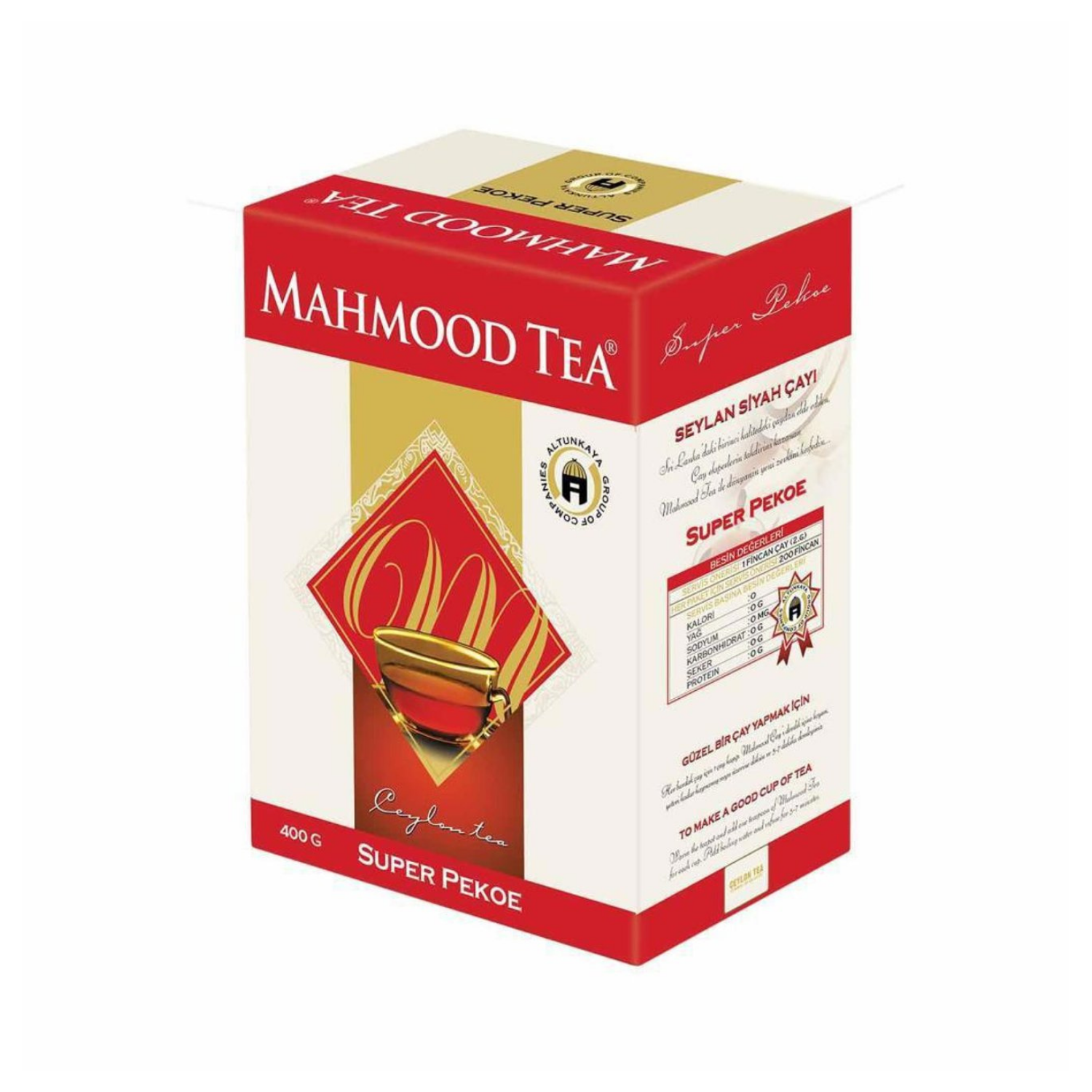 MAHMOOD TEA CEYLON POKEO KARTON 400GR