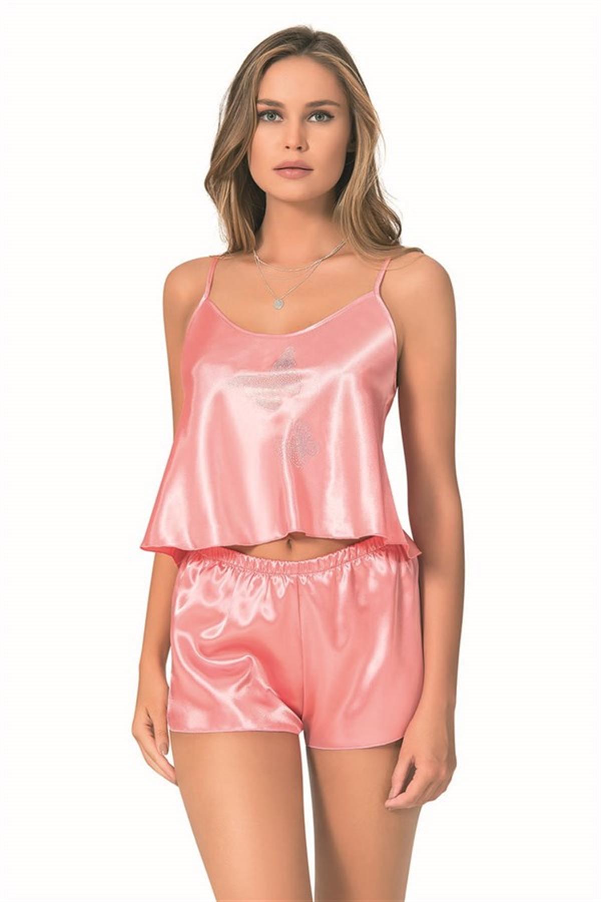 Markano Koralle Satin Babydoll Shorts Team