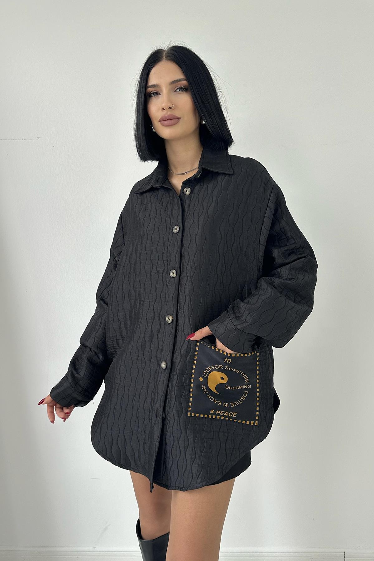 Cepli Kapitone Gömlek