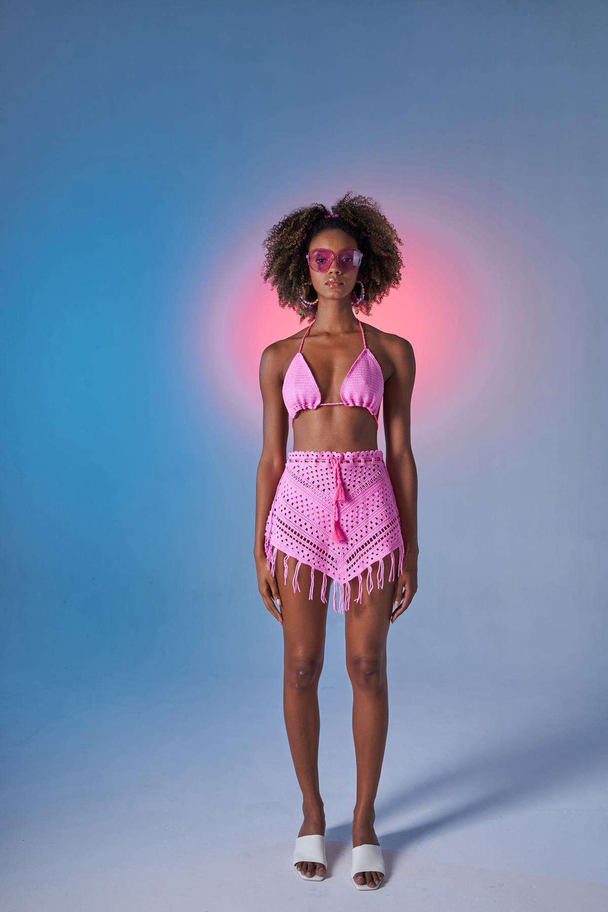 Chacha Triko Takım Pembe