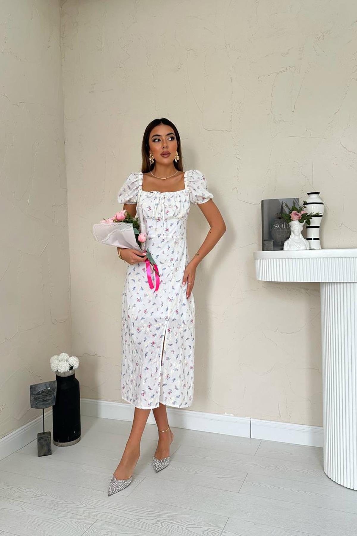 Çiçekli Yazlık Elbise