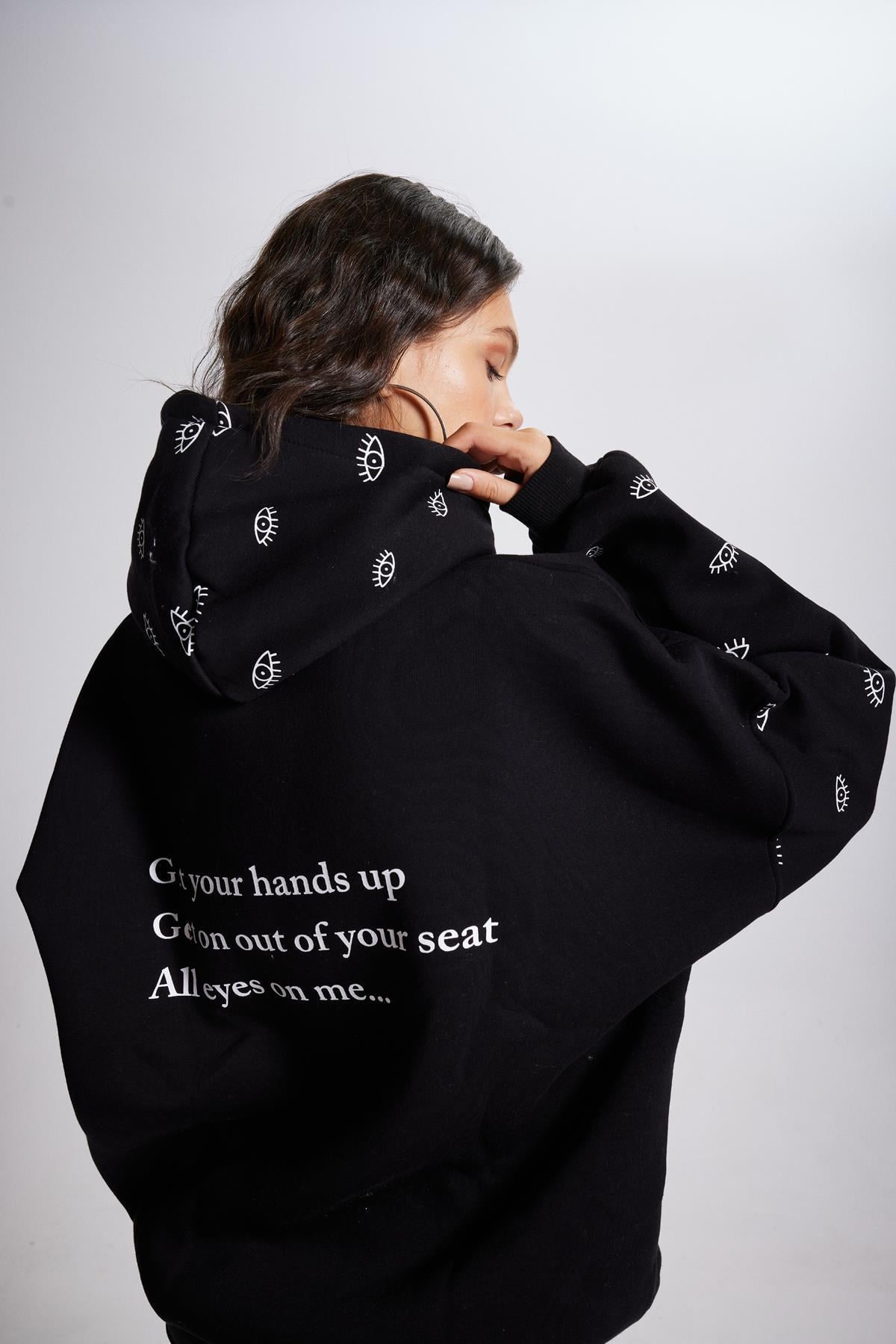 Eye Sweatshirt Siyah