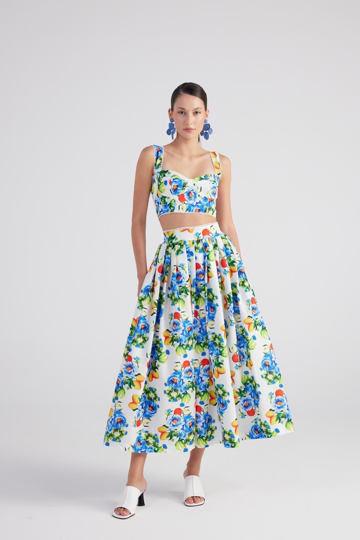 Ravello Uzun Etek Mavi