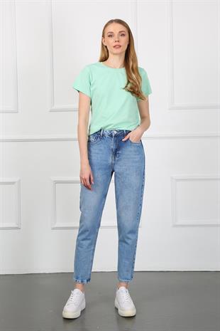 Kadın    Pantolon Sandy 9132-23 Blue Ripped