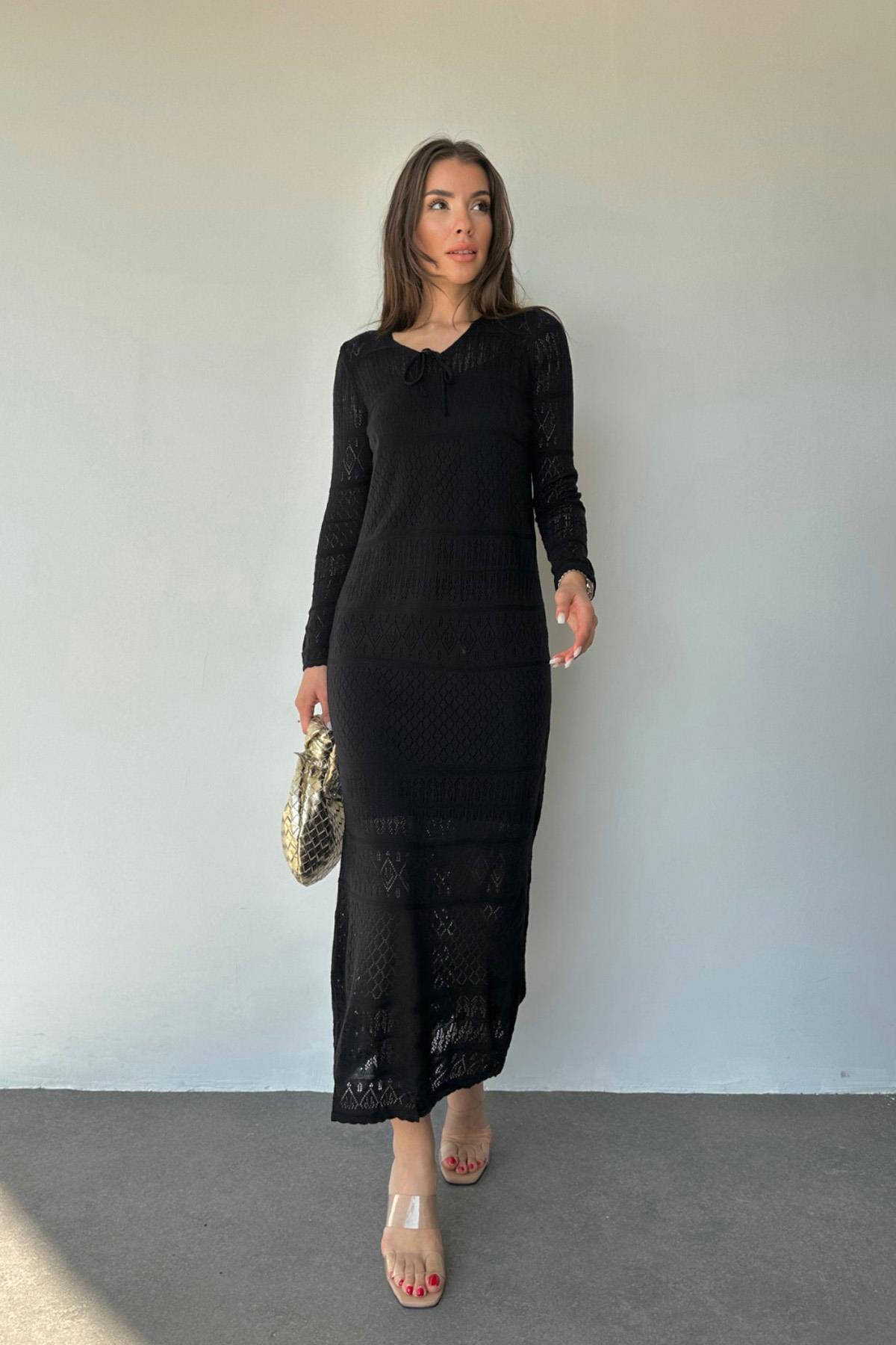 Astarlı Triko Elbise