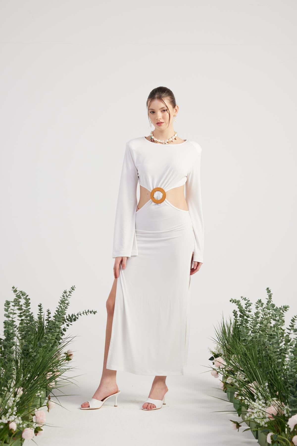 Cameron Elbise Beyaz