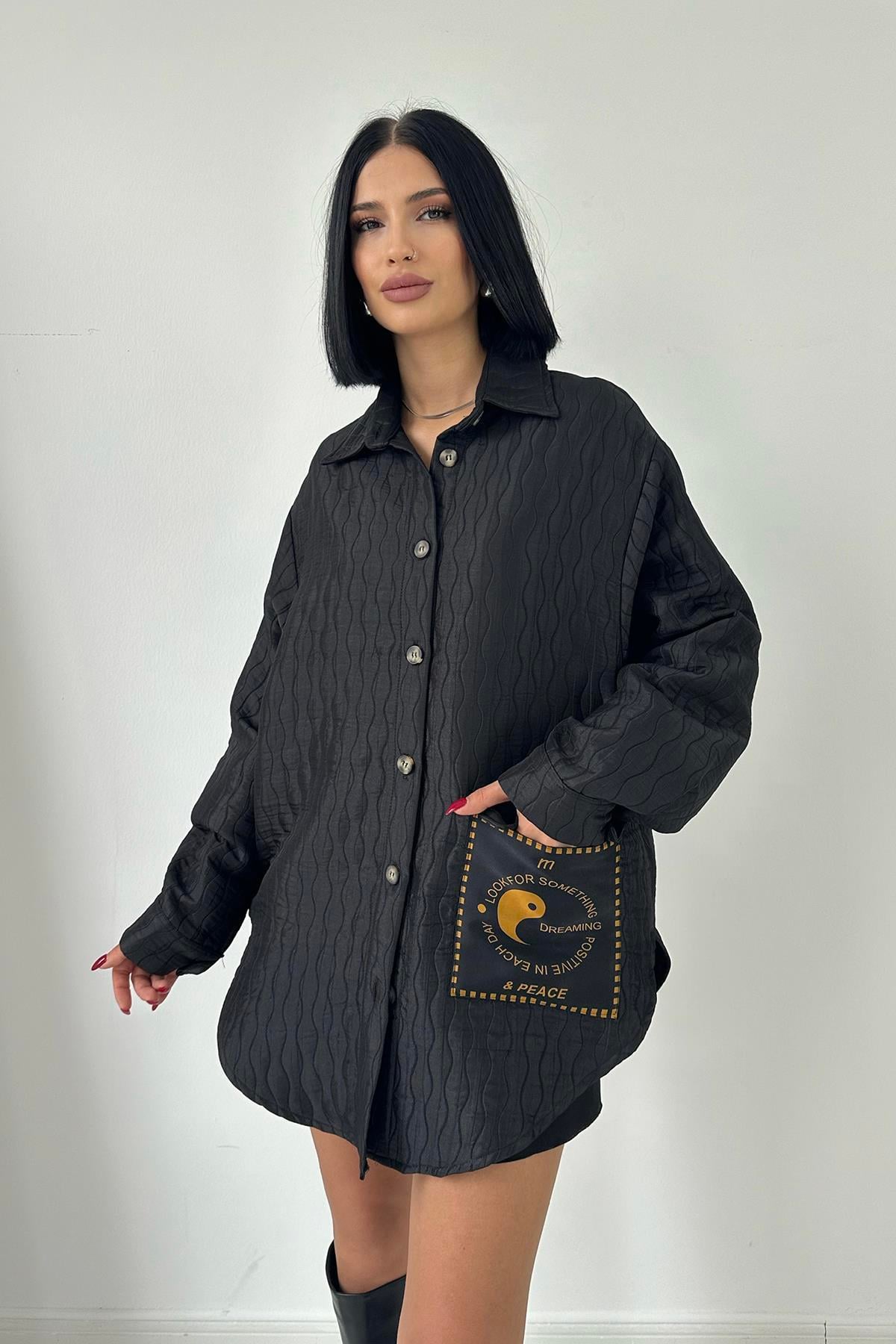 Cepli Kapitone Gömlek