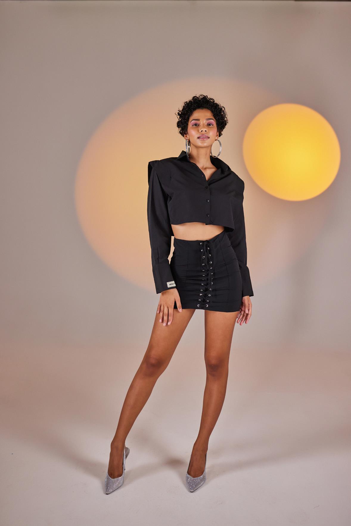 تنورة مشد ماركانو أسود