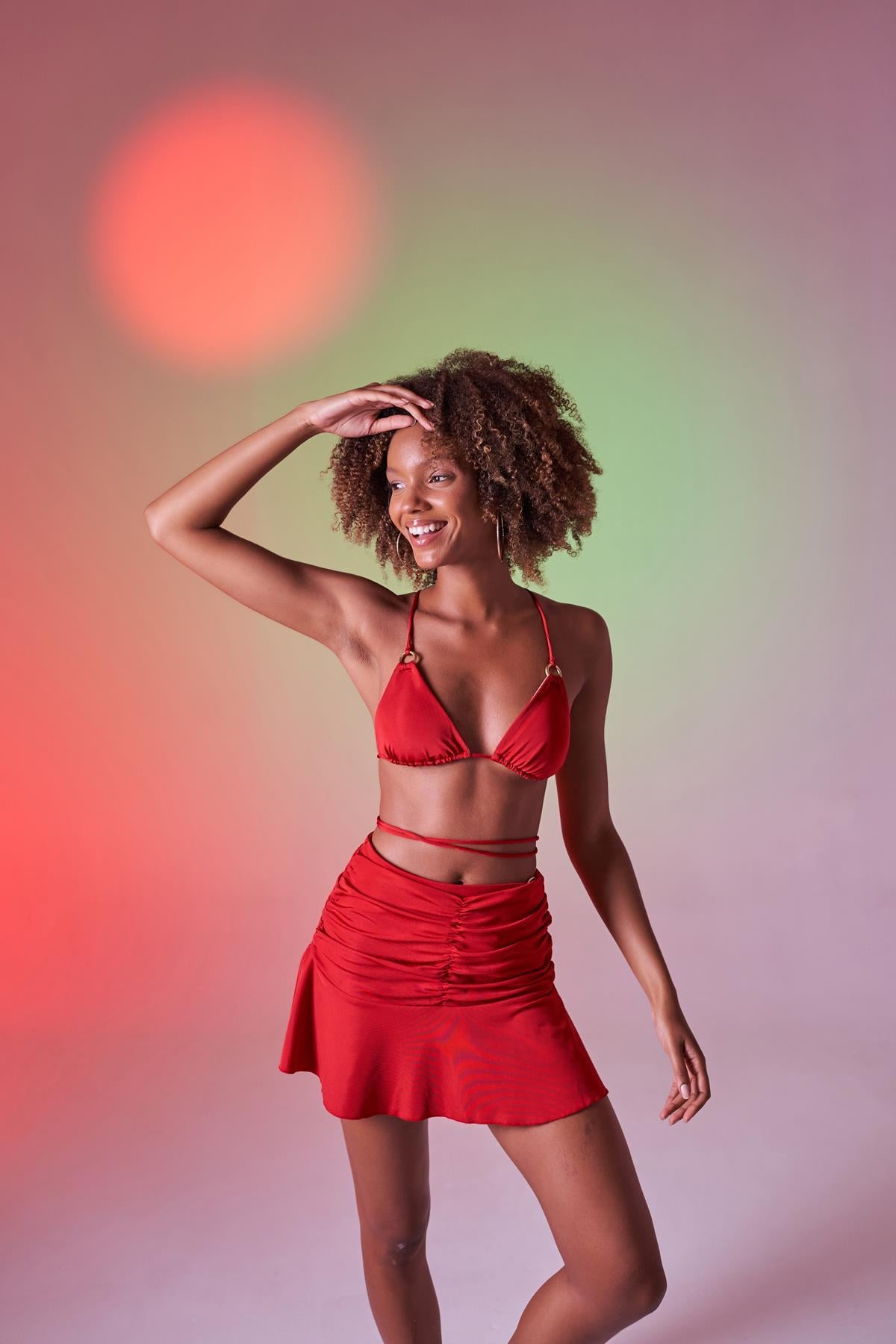 Маркано Дельфи Юбка Красная