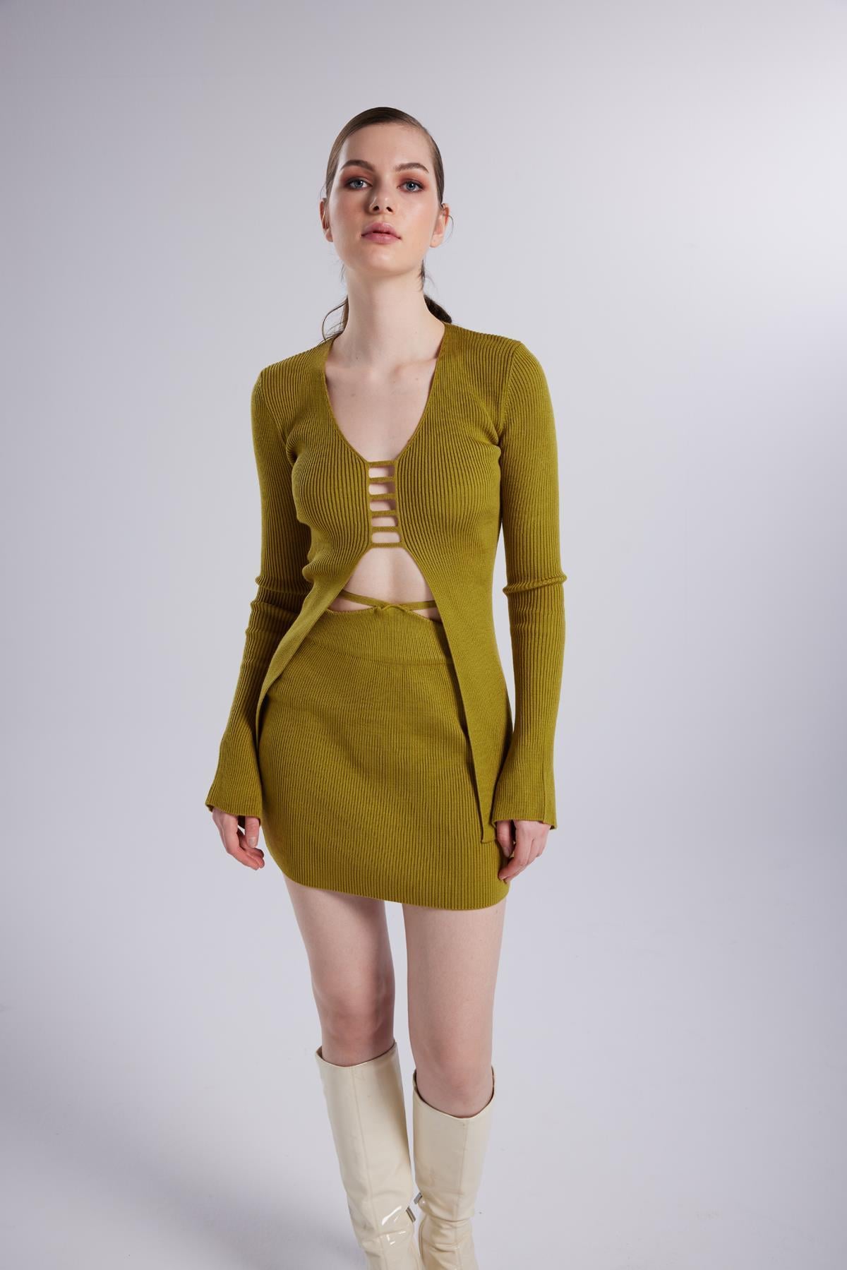 Markano Fels Cardigan Grün