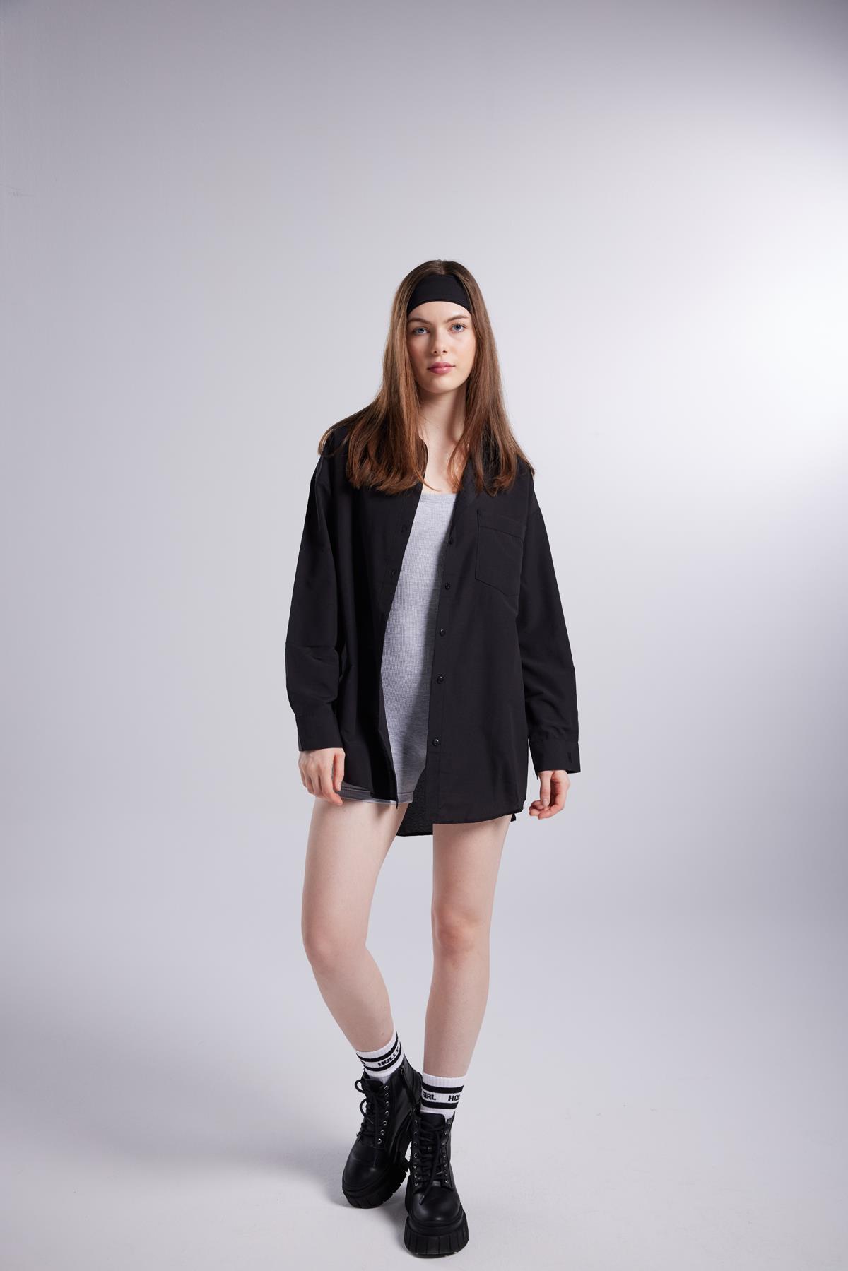 Markano Lovesize Hemd Schwarz