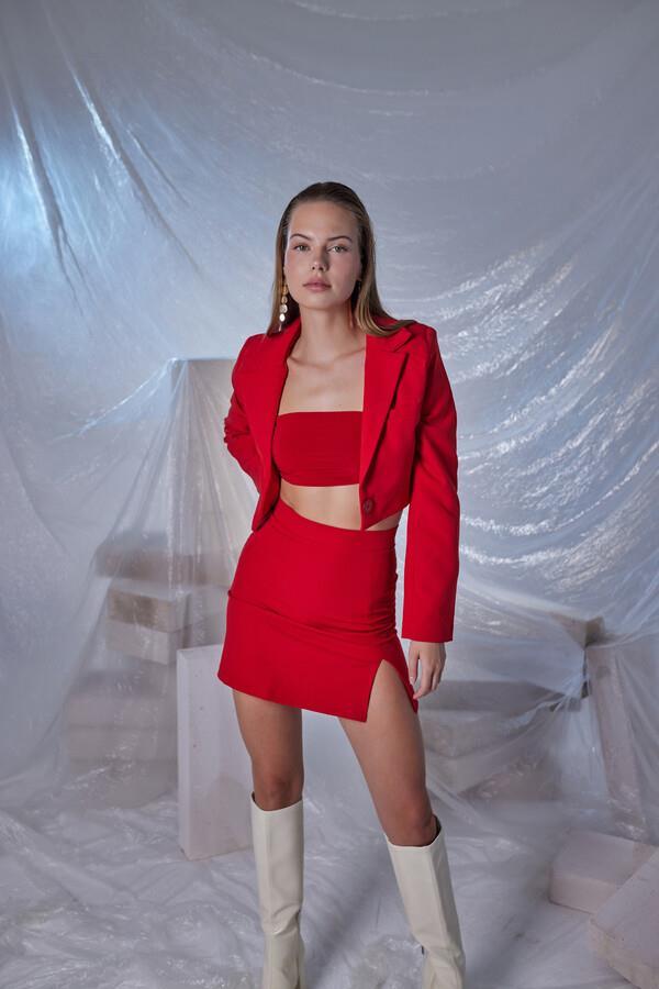 Маркано Панки Юбка Красная