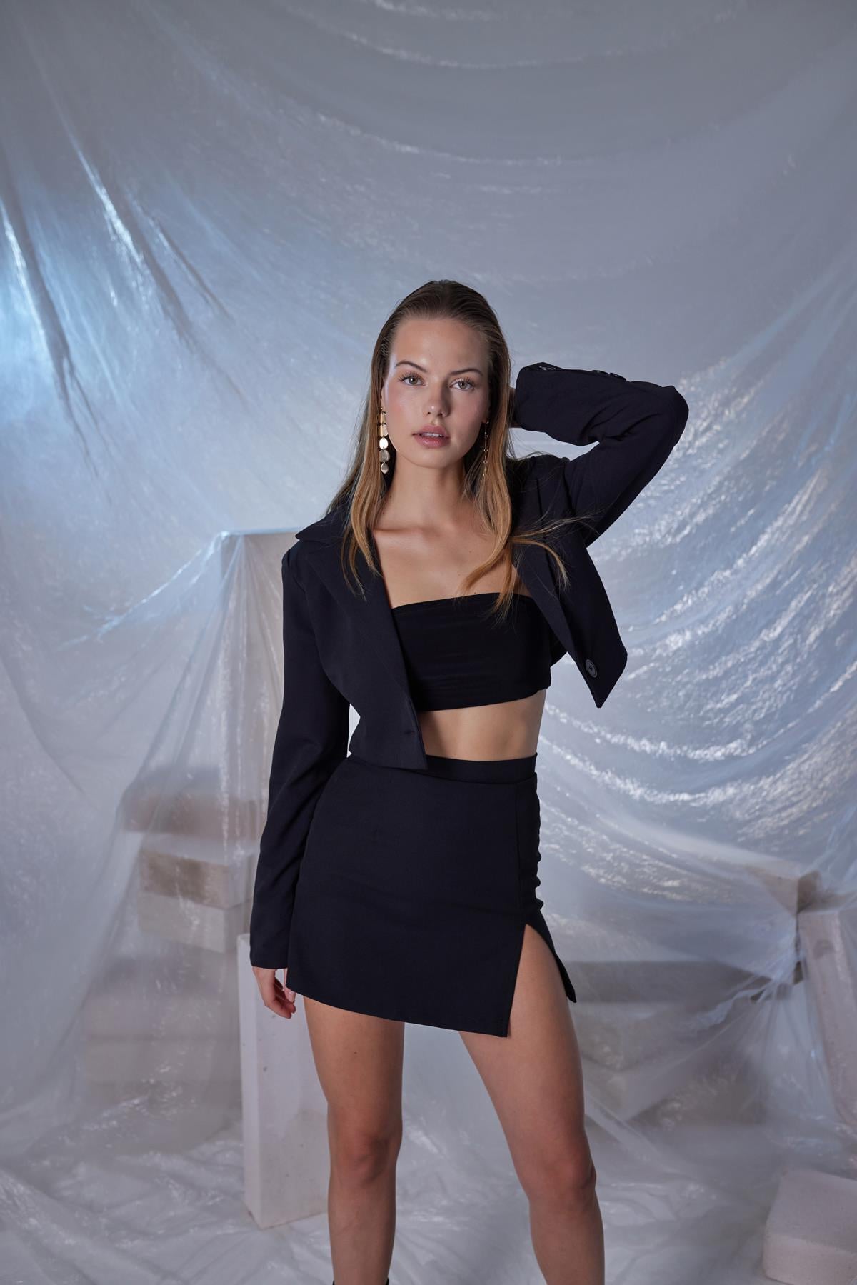 Маркано Панки Юбка Черная