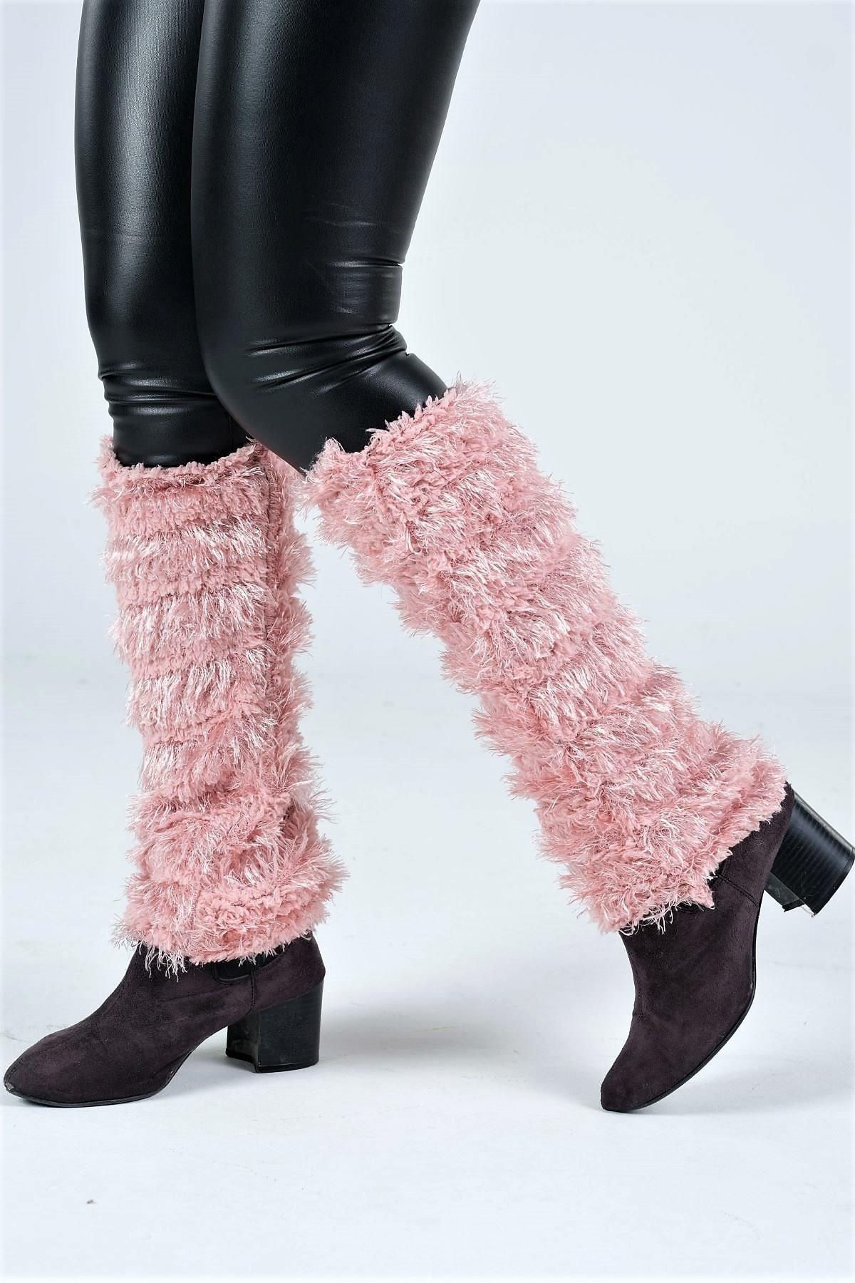 Markano Rosa Trikot-Leggings mit Quasten
