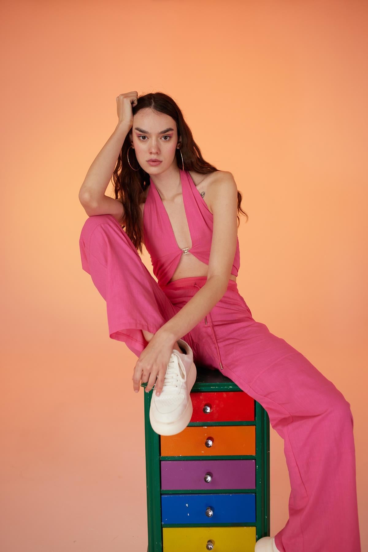 Markano Rise Bluse Rosa Mit Zubehör