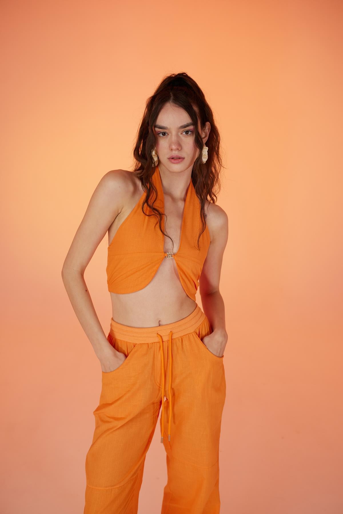 Markano Rise Bluse Orange Mit Zubehör