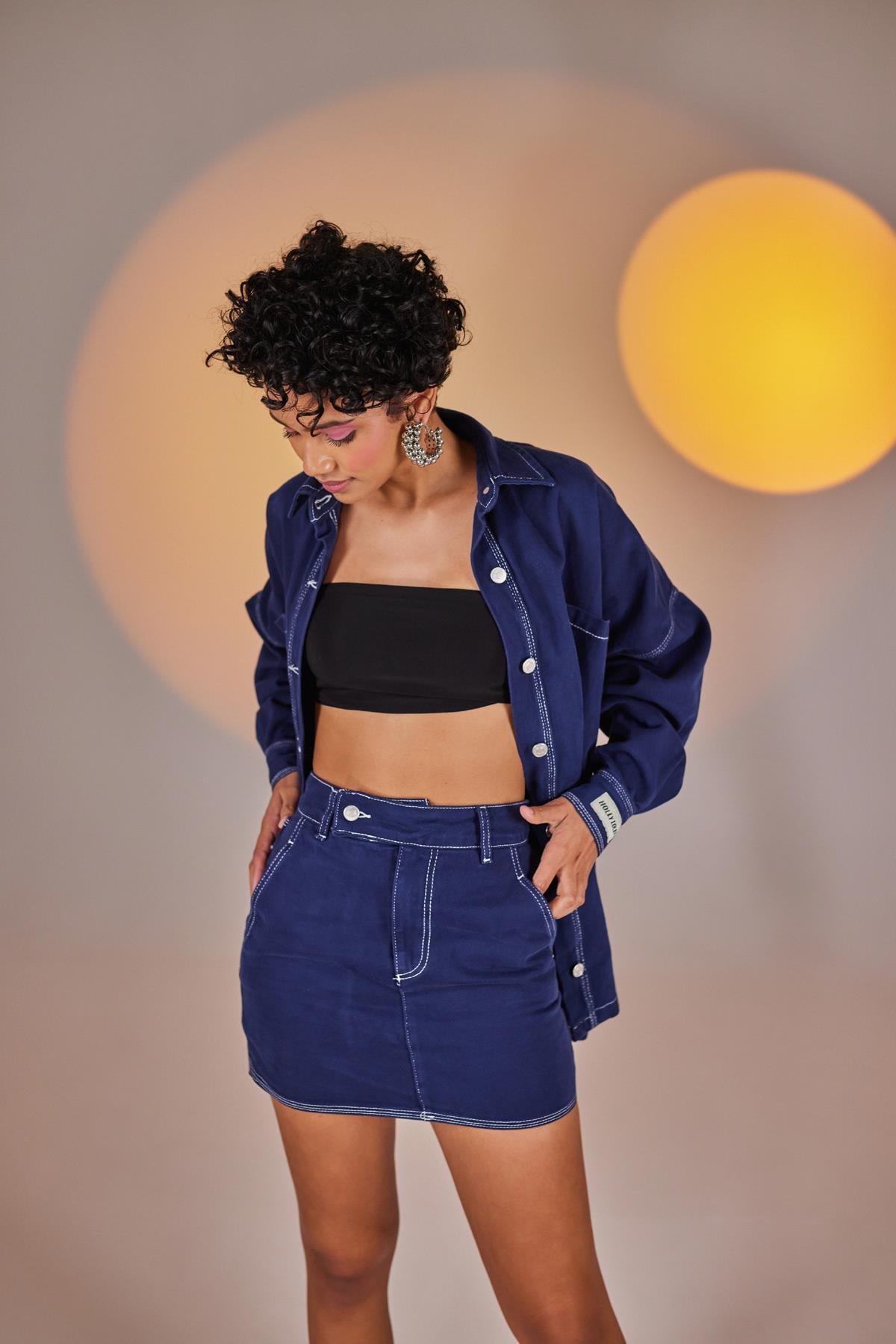 Юбка Маркано Софи темно-синяя