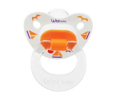 Wee Baby 833 Silikon Desenli Damaklı Emzik. No:1