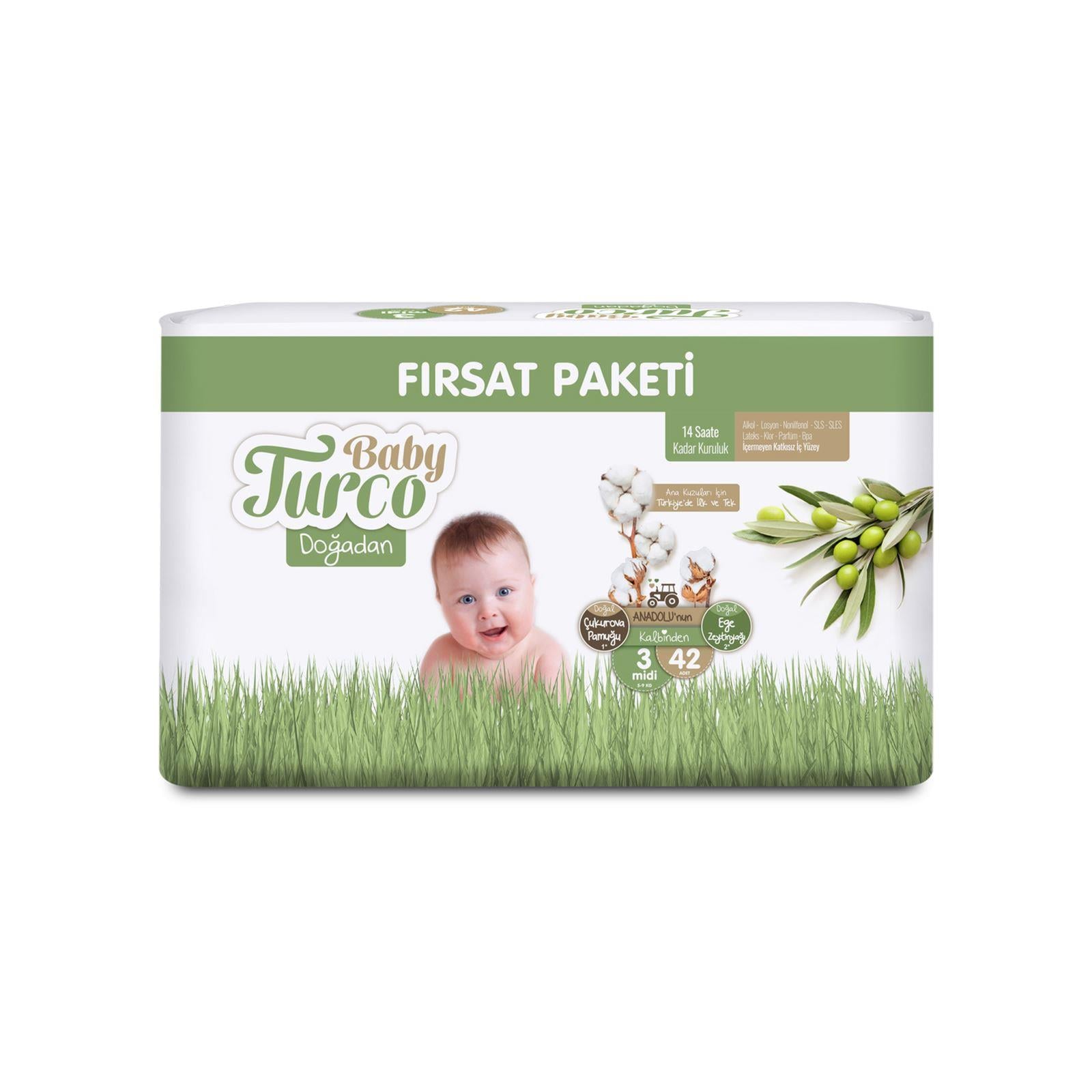 BABY TURCO BEZ ZEYTİNYAĞLI FIRSAT PK. MİDİ NO:3