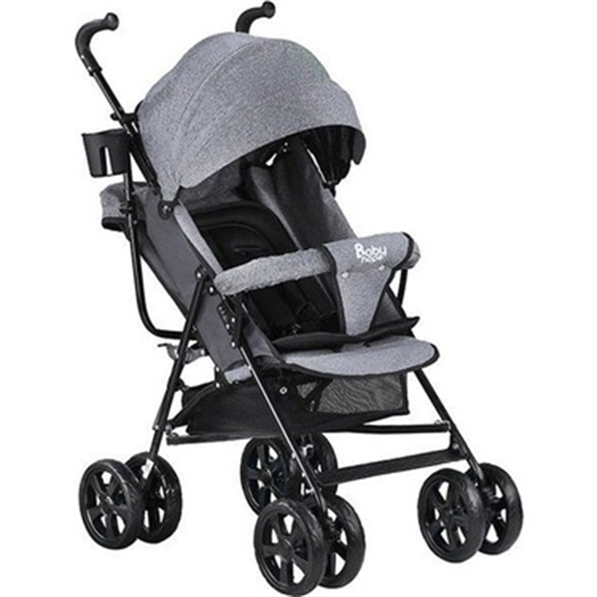 Babyhope SA7 Baston Bebek Arabası Gri