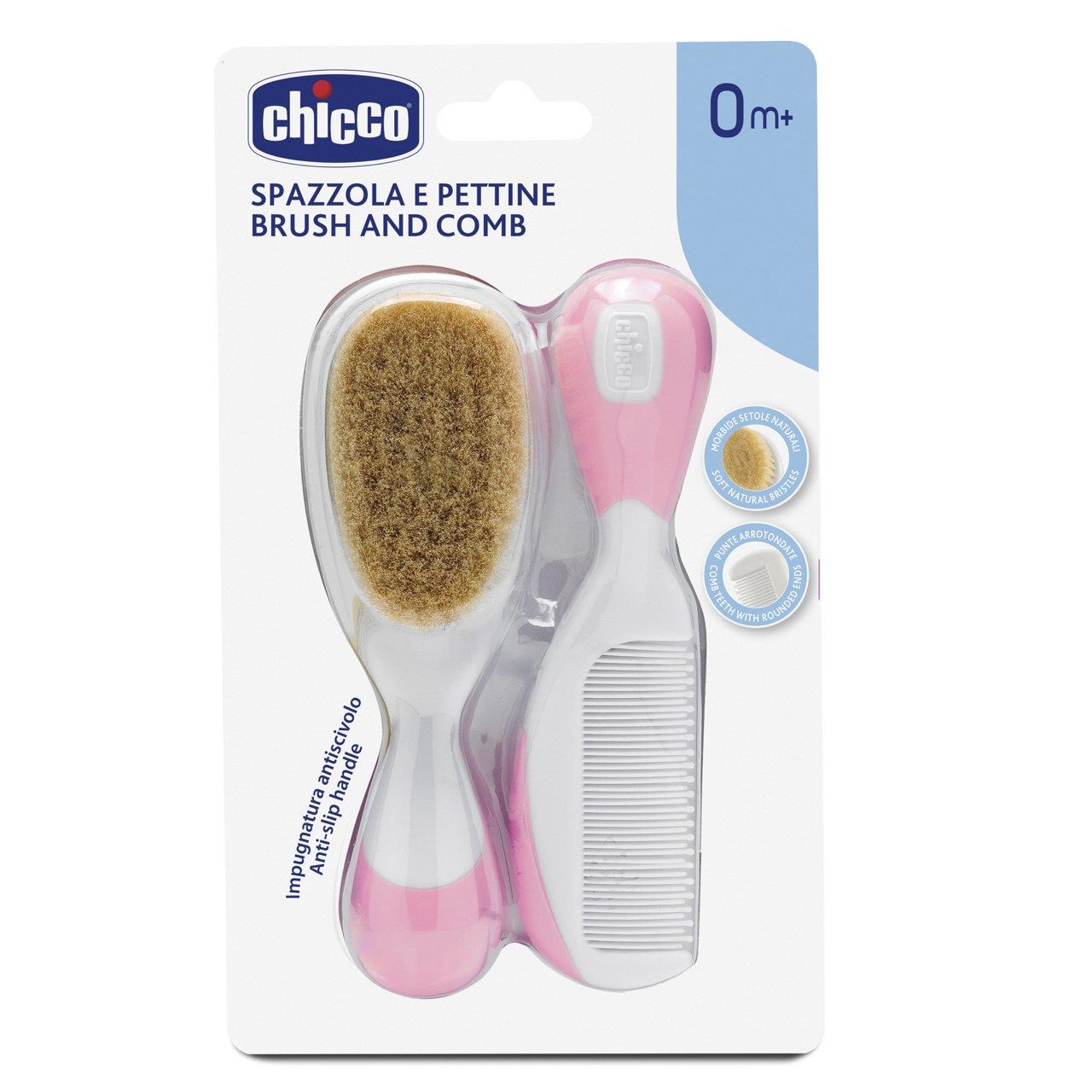 CHİCCO 6569 FIRÇA TARAK SETİ PEMBE