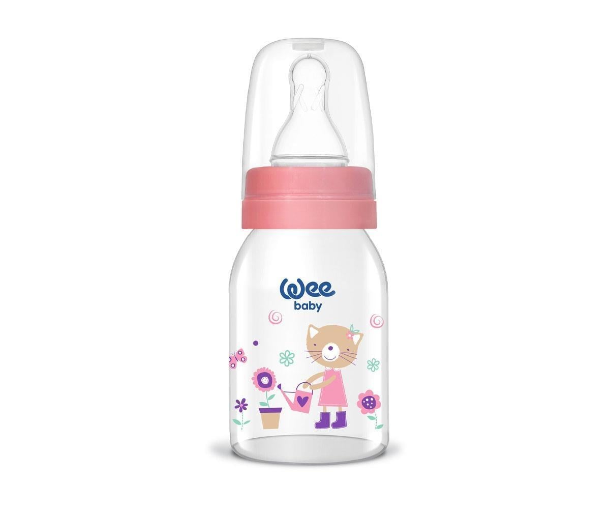 WEE 877 BİBERON CAM SİL.KİRAZ UÇ 125 ML
