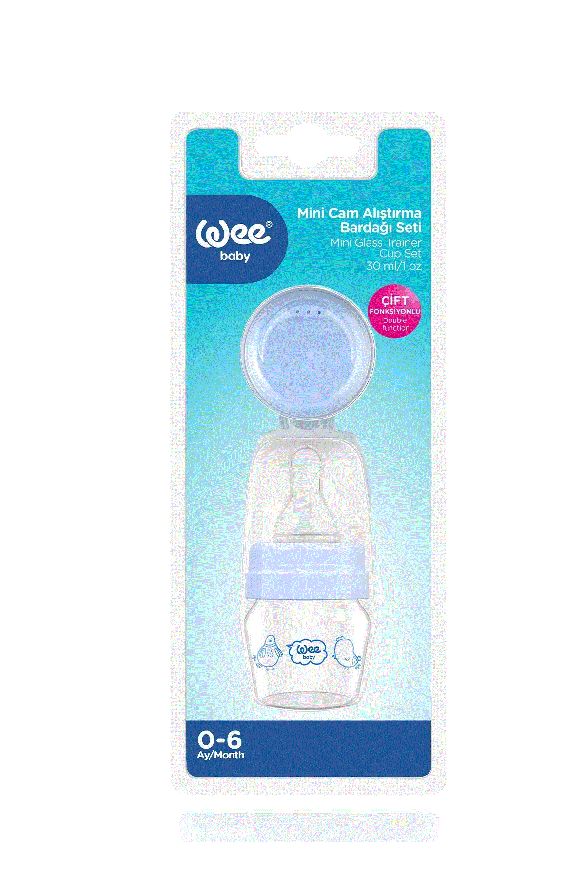 Wee Baby 792 Mini Cam Alıştırma Bardağı Seti 30 ml 