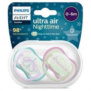 AVENT SCF376/19 EMZİK 2Lİ ULTRA AİR GECE KIZ 0-6