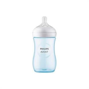 AVENT SCY903/21 BİBERON NATUREL MAVİ 260ML 1M+