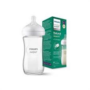 AVENT SCY933/01 BİBERON NATUREL CAM 240ML 1M+