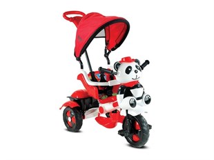 Babyhope 127 Little Panda 3 Tekerlekli Bisiklet Kırmızı Beyaz