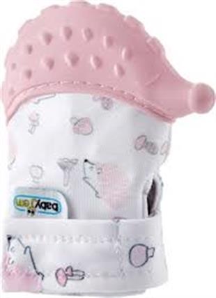 BABYJEM 23K612 DİŞ KAŞIYICI ELDİVEN KİRPİ PEMBE 