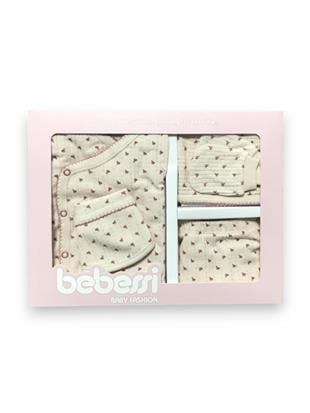 BEBESSİ 3991 ZIBIN SETİ 5Lİ FİTİLLİ ÇİÇEKLİ