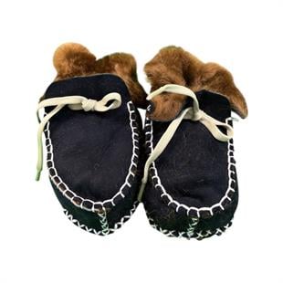 BEBESSİ K-3134 PATİK DERİ BAĞCIKLI PELUŞ