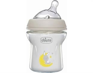 CHİCCO 81211 BİBERON CAM NAT. FEELİNG DES.150ML 